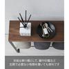 Yamazaki Tower Slipper Rack with Top, Black, W50 x D12 x H41cm, Entryway Storage, Slipper Storage, 5153