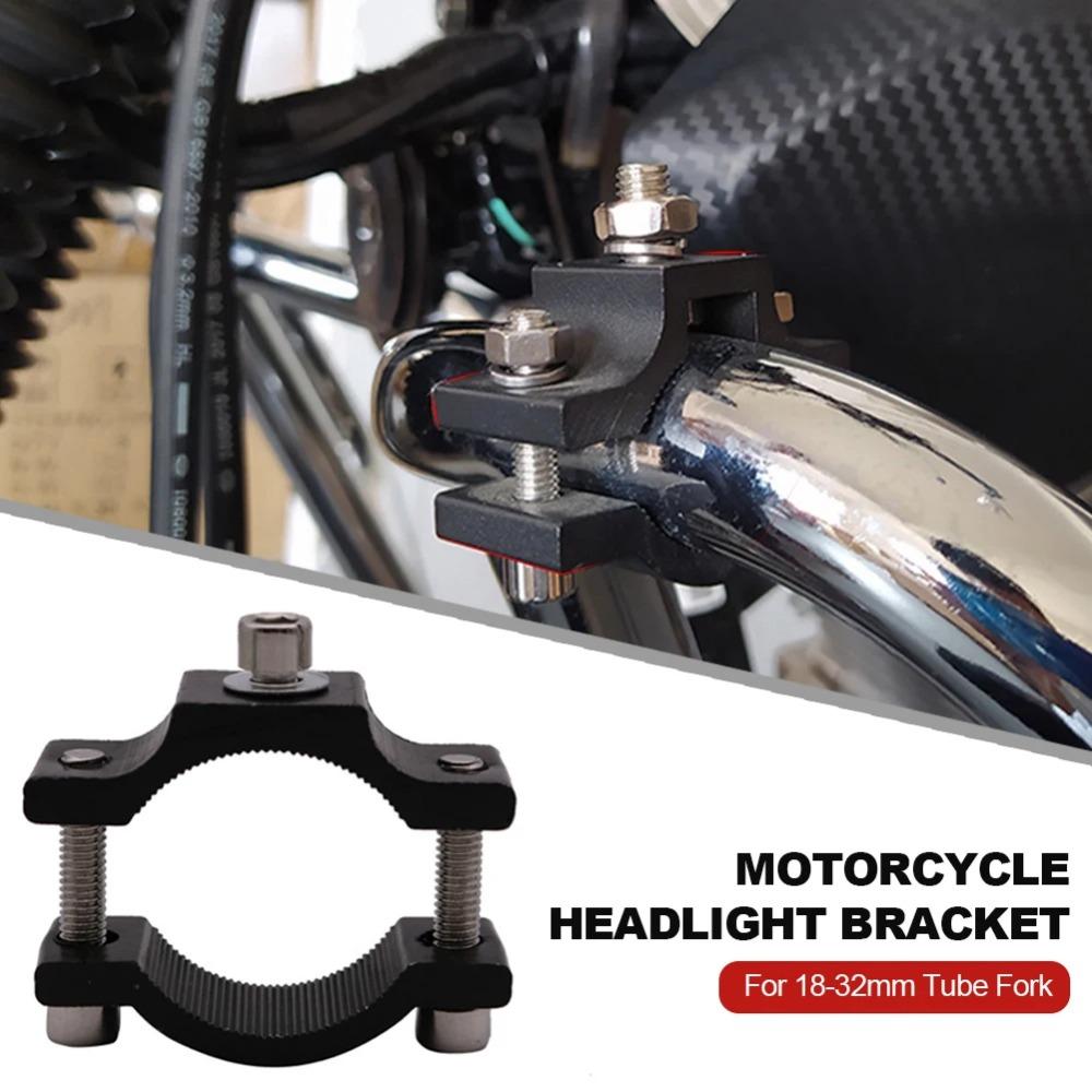 Motorcycle Handlebar Screw Cycling Clip Clamp Bike Flashlight Torch Mount LED Head Front Light Holder Clip Bicycle Accessories