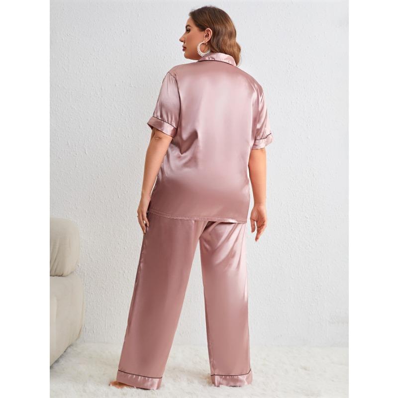 Damenmode Freizeit Pyjama Anzug Plus Größe Lose Hosen Pyjamas Dünne Homewear