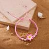 Bohemian Big Flower Charm Bracelets For Women Elegant Resort Style Soft Clay Pottery Beaded Bangles Girls Party Jewelry