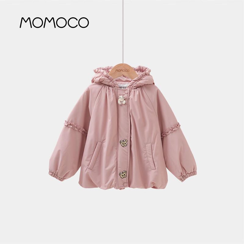 MOMOCO Girls 2025 Winter Stylish Hooded Jacket 150