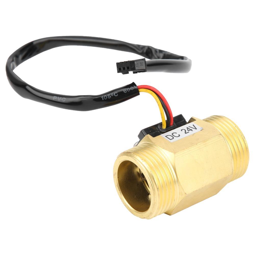 YF-B10 Hall Flowmeter DC24V Turbine Flowmeter Flow Switch Water Flow Sensor Liquid Measurement
