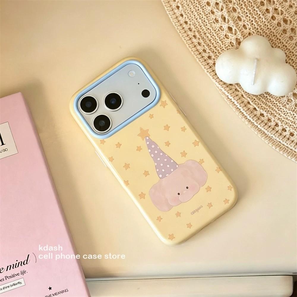 Korean cream wind hat puppy kitten for Apple 11Promax mobile phone case iphone11pro new 1