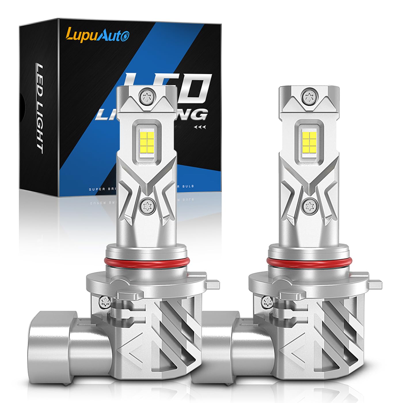 

9005/HB3 LED Headlight Bulb, 500% Brightness, 6500K, Cool White, 9005/HB3 Headlight for High Beam 9005/HB3 серебряный