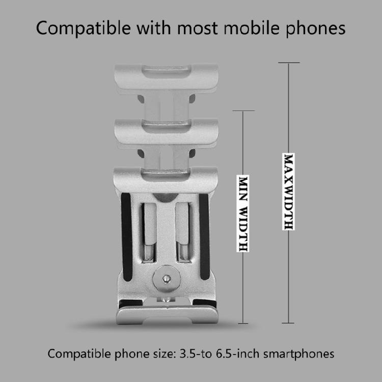 Adjustable Bike Phone Mount Stand Non-Slip Bike Handlebar Phone Mount Clip