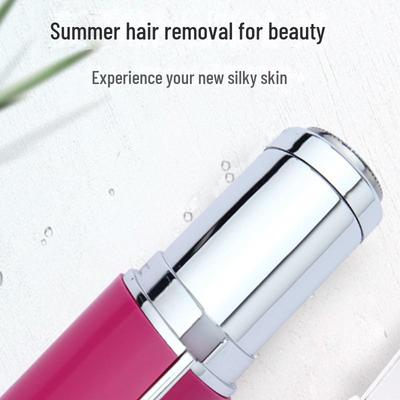 Tragbarer elektrischer Damenrasierer: Lippenstift-Design zur Haarentfernung an Beinen, Achseln und Bikinizone