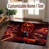 Tappeto Personalizzato Modello Max Verstappen Stampa Nome Testo Morbido Antiscivolo Tappeto per Pavimento per Decorazione Interna Casa