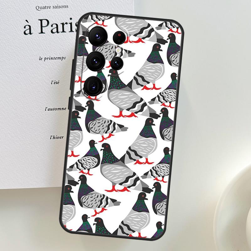 

The Pigeons Phone Case For Samsung Galaxy S24 S25 Ultra S9 S10 S20 S21 S22 S23 Plus S24 FE Cover Shell Galaxy S23 FE