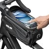 ESLNF Touch Screen Bike Pouch Top Tube Bag Hard Case Waterproof Front Frame Bicycle Phone Bag EVA Bicycle Bag