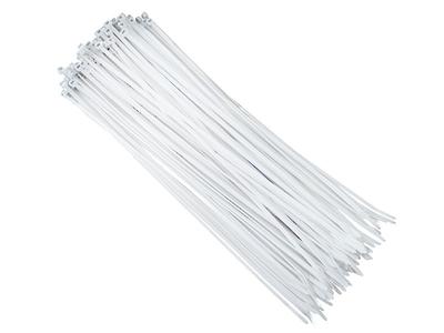Nylon-Kabelbinder 300x3,6 mm, weiß, 100 Stk.