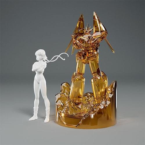 Max Factory PLAMAX Aim for the Top! MF 81 minimum factory Takaya Noriko with Gunbuster Effect Color Ver. Non-scale assembly plastic model