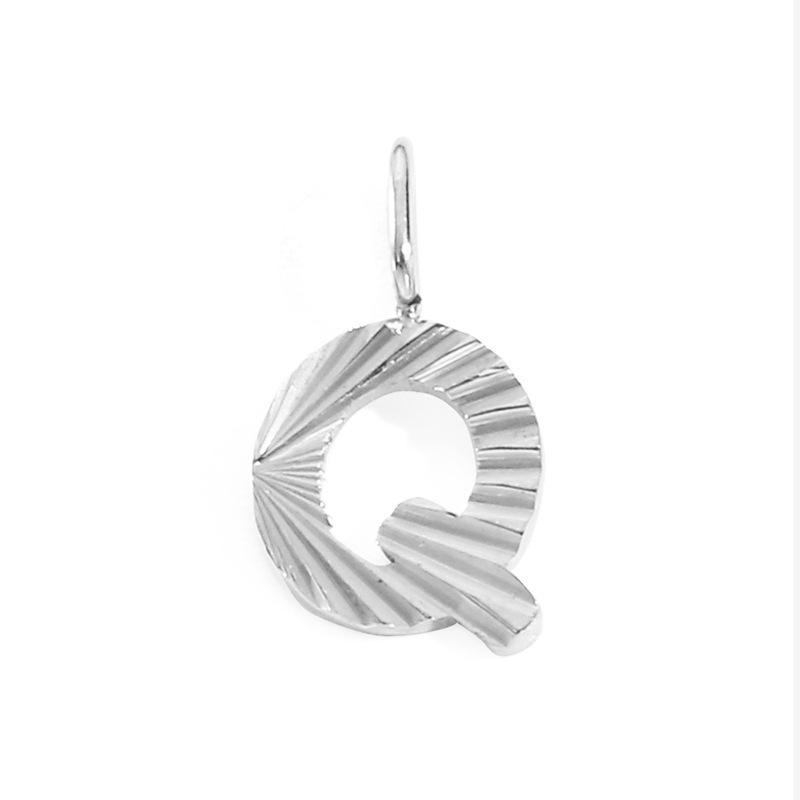 Alphabet Charms: Stainless Steel Letter Pendants - Personalized Jewelry Accessories