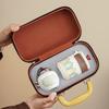 Travel Tea Set Outdoor Portable Camping Tea Drinking Ceramic Express Cup Business Gift Kung Fu Teapot Gift