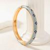 Enamel Vintage Cloisonne Bangle Traditional Women's Hand Bracelet Hollow Out Flower Bangle  Woman