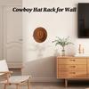 Cowboy Hat Holder Hat Display Holder 360 Rotation Wall Baseball Cap Storage Mount For Closet Women Home Room Bedroom Bar Coat