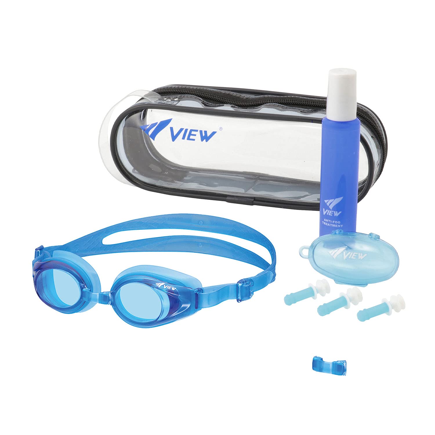 

Swimming Goggles Set For ages Antibacterial Liquid Earplugs in Blue VA1604 [View] Children s 3-Piece (VJ710J BL) 4-9 + Anti-Fog (TV330) + (EP408J)
