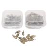 40Pcs Carp Fishing Swivel Connector Carp Bait Cage Hair Rig Stop Beads Fishing Tackle Accessories
