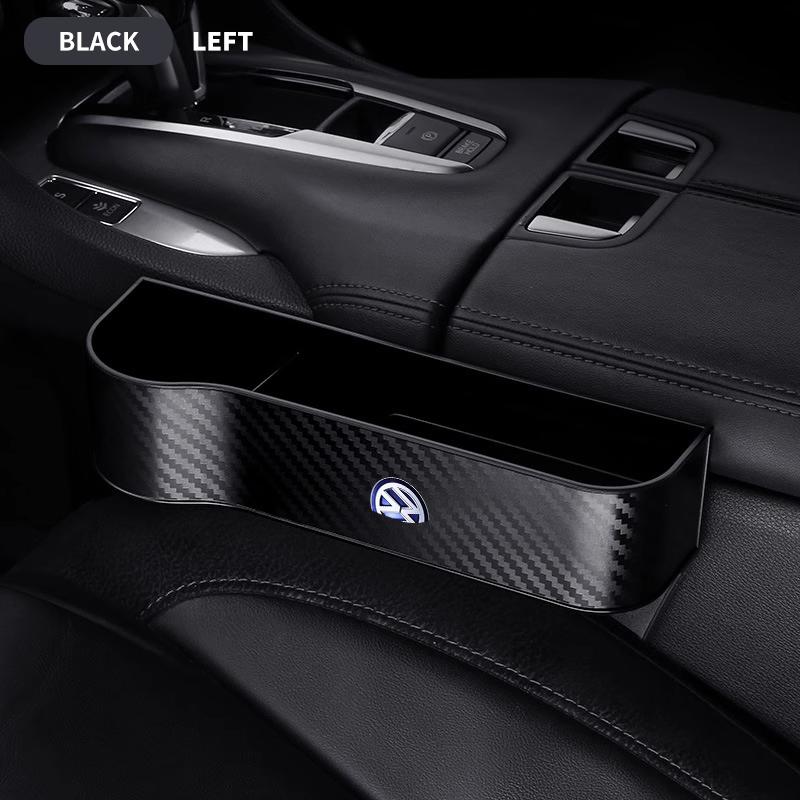 

Car Seat Gap Organizer Auto Carbon Fibre Storage Box Accessories For Volkswagen Vw Tiguan Jetta Mk6 Scirocco Polo 6R Touran