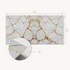 Decorative Vinyl Wall Panel with Print 100x50 Cm Elegant Marble with Veins