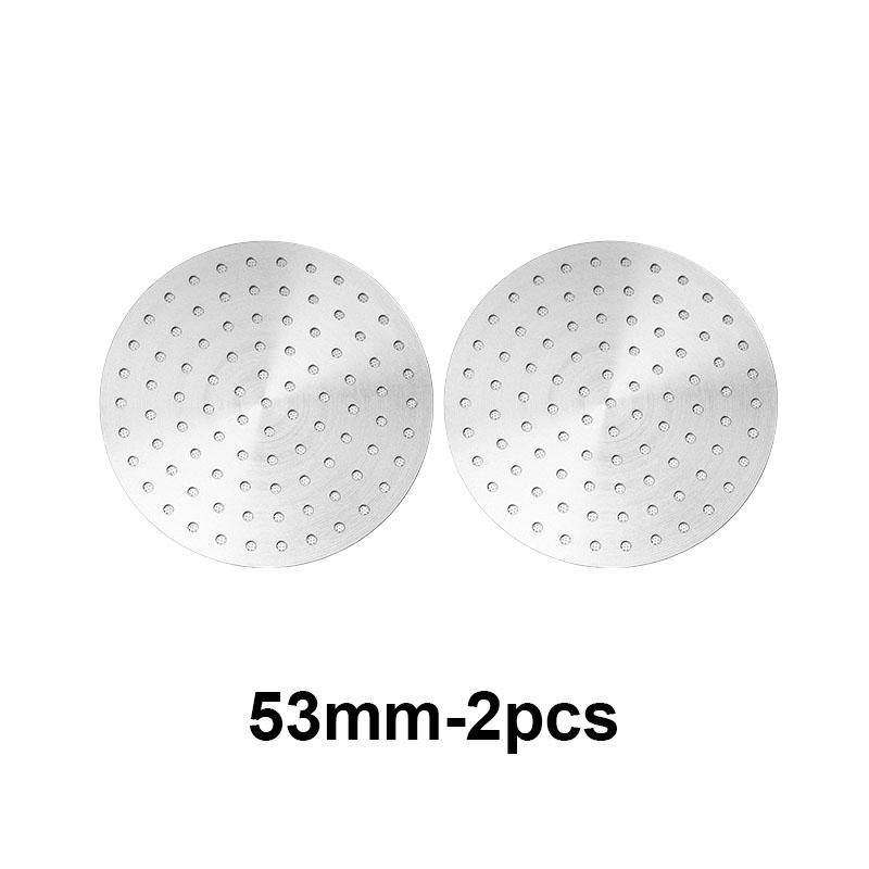 51/53/58mm Reusable Coffee Puck Screen 2pcs Double Layer Coffee Filter Fine Mesh Stainless Steel Coffee Filter Espresso Supplies