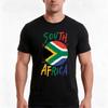 South Africa Flag African Pride TShirt Summer Casual Cotton Tee Oversized Streetwear Tops Vintage Graphic Print Cotton