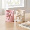 3D Printed Pencil Storage Box Creative Makeup Brush Storage Case Bow Pen Holder  Stationery