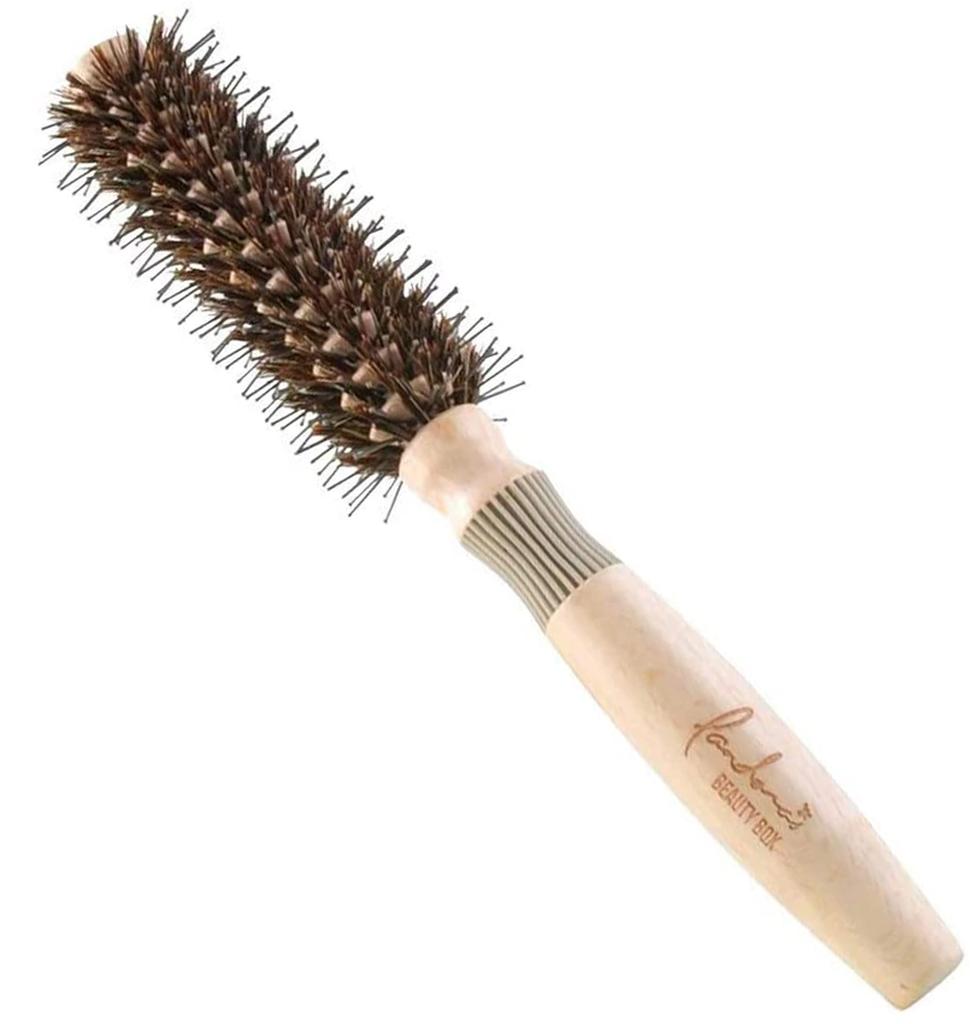 Go Shiny Roll Nylon Natural Pig Easy to Grasp Easy to 45mm 2853M Brush, & Bristle, Hair, Double-Planted, Curly, Straight, Style, Diameter, Small,