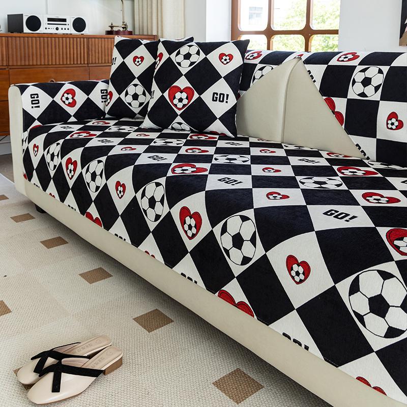 

1 шт. чехол для диванной подушки Snow Neil Football Element, модный спортивный стиль, футбол, домашний текстиль, диванная подушка 70x70cm чёрный