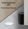 Adjustable Magnetic Doorstop: No-Drill, Floor-Mounted Anti-Collision Bumper for Bathroom Doors