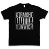 Straight Outta Dunwich T Shirt City Horror Arkham H P Cthulhu Fun Vintage Soft Graphic Stretched Stylish Unisex