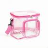 Clear PVC Storage Bag Transparent Rectangular Black Trim Carry Item