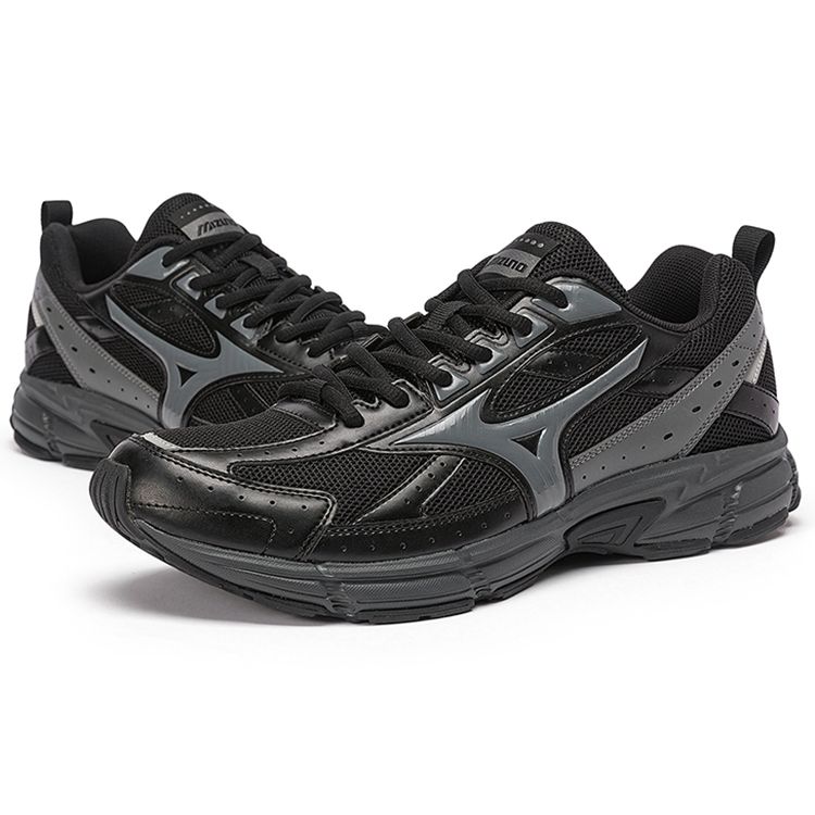 Mizuno Wave Momentum Unisex Black Grey D1GH223001