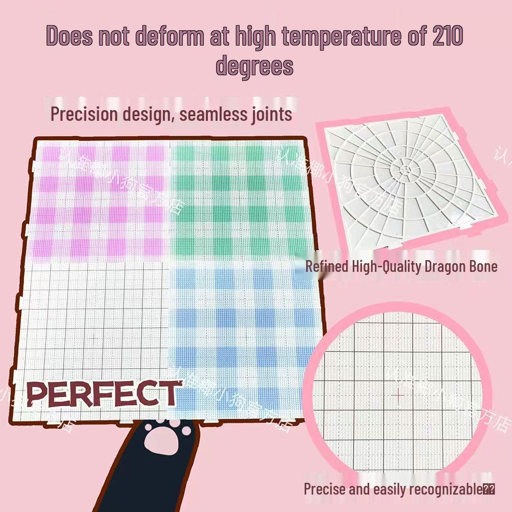 Shuangjiuhua High-Temperature Resistant Pegboard, 78x78 for Perler Beads DIY Projects