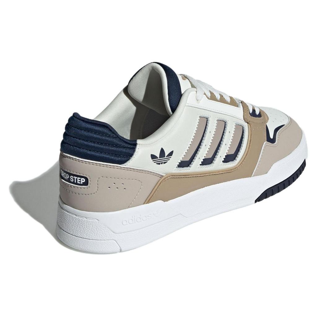 Adidas Originals Drop Step 2.0 Low Fashion Casual Durable Breathable Low-Top Skate Shoes Unisex Sneakers White Brown IG4334