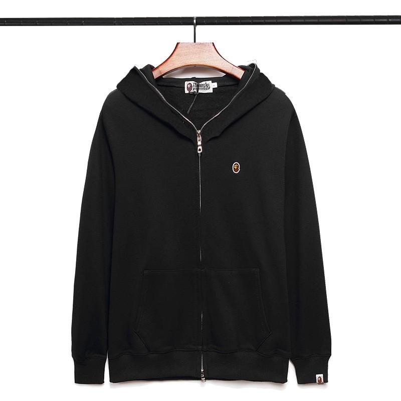 Unisex Oversized Zip-Up Hooded Sweatshirt With Embroidery Cotton Blend Winter Casual Outerwear Teens Adults