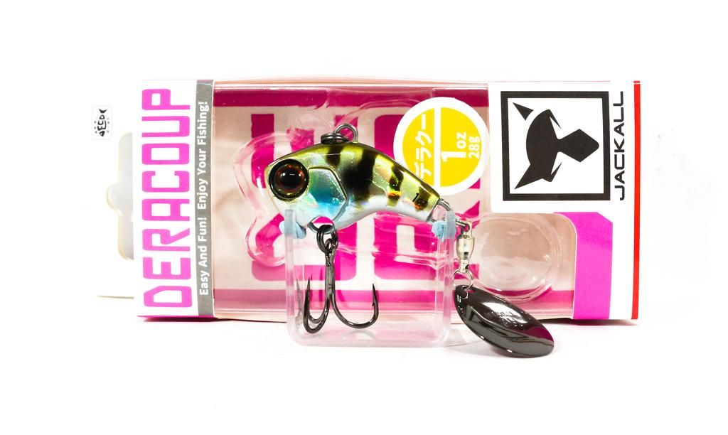 Jackall Deracoup 1 oz Spin Tail Sinking Lure HL Bluegill (4963)