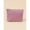 Letter Patch Makeup Bag Pouch Skincare Toiletry Packing Bag Travel Essentials Organizer Lip Oil Nail Polish Travel Toiletry Storage Zipper