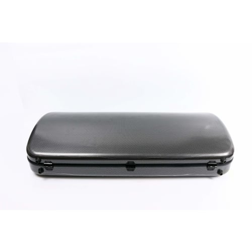 Yinfente Double Violin Case, Viola Case, Mixed Carbon Fiber Violin Box, 4/4 Full Size (Black)