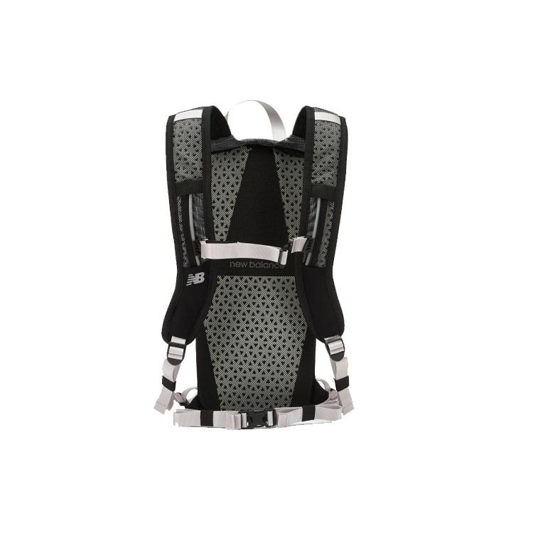 New New Balance Nylon Fabric Backpack Regular Men's Black Gray Color LAB13133-BKK