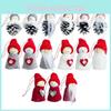 Exquisite Handcrafted Three-piece Set Doll Gift For Holiday Decorations