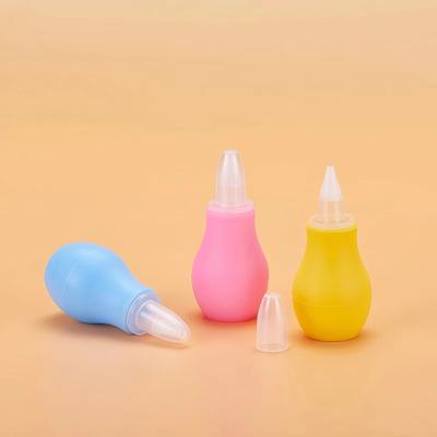 New Born Silicone Kids Safety Nose Cleaner Manual Snot Vacuum Suction Soft Children Nasal Aspirator Baby Care Accessory