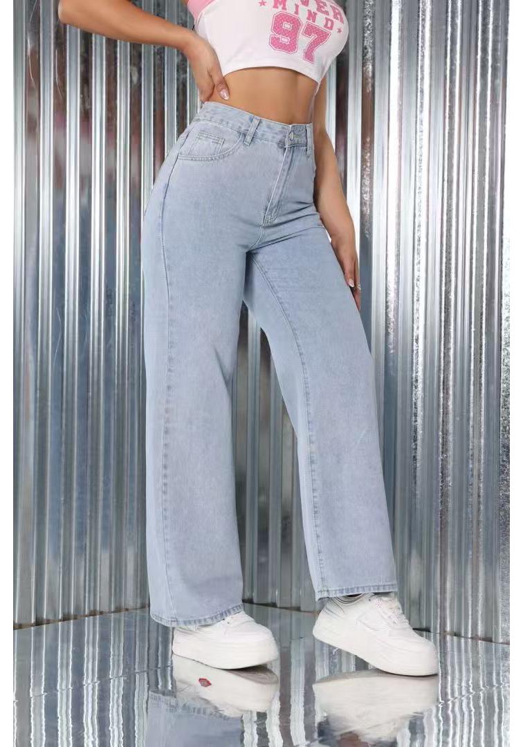 

Bow Embroidery Women s Casual Jeans - Sweet & Trendy Style Medium светло-синий