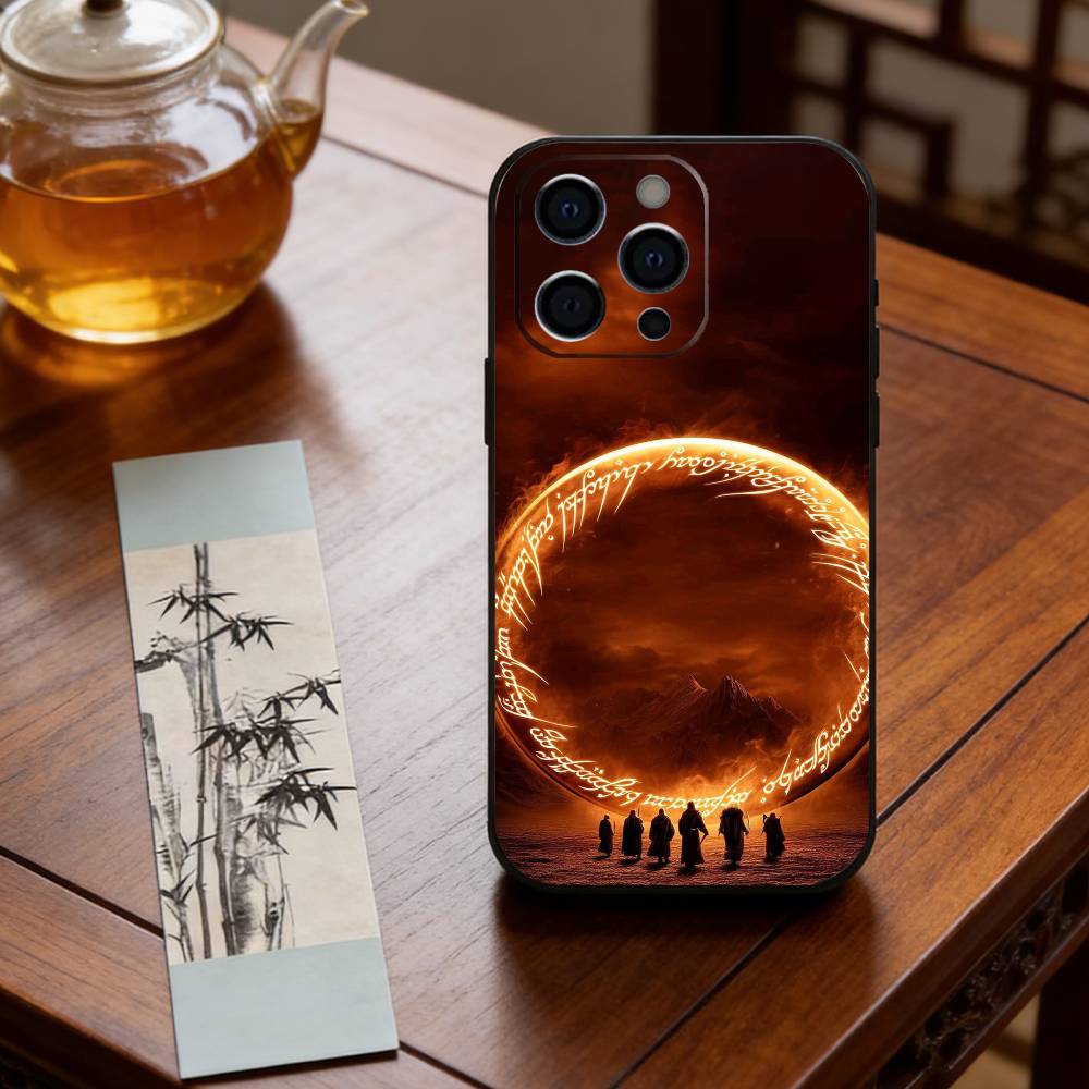L-Lord of the R-Rings Phone Case For iPhone 17, 16,15,14,13,12,11 Plus,Pro Max, Others Soft Black Cover