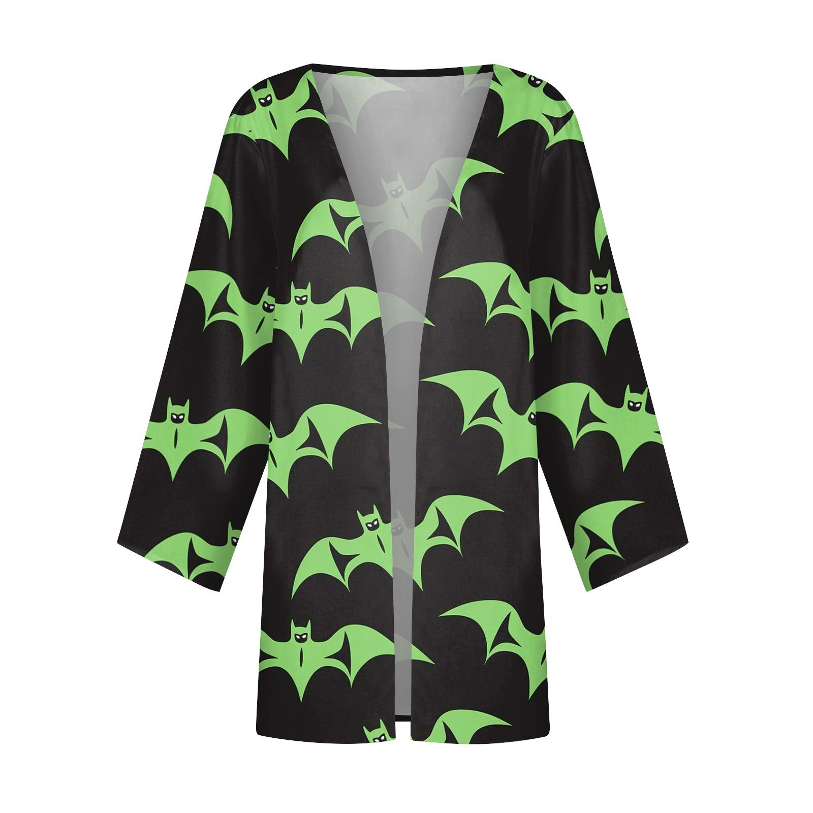 Женская повседневная модная легкая куртка средней длины с принтом — фото 4