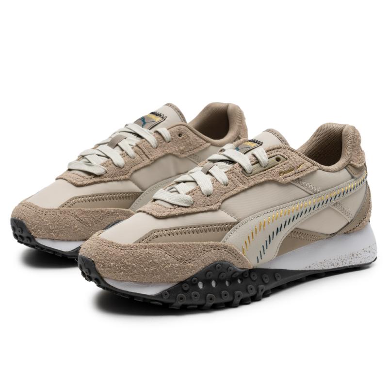 Puma Blacktop Rider Premium Athletics Khaki Beige Unisex Sneakers Tan 398196-02