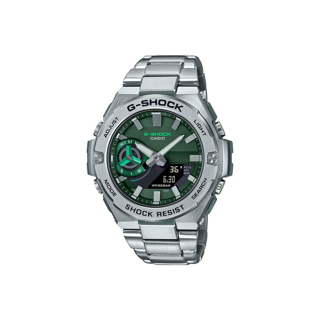 CASIO Men G-STEEL Series Green Watch GST-B500AD-3APFT