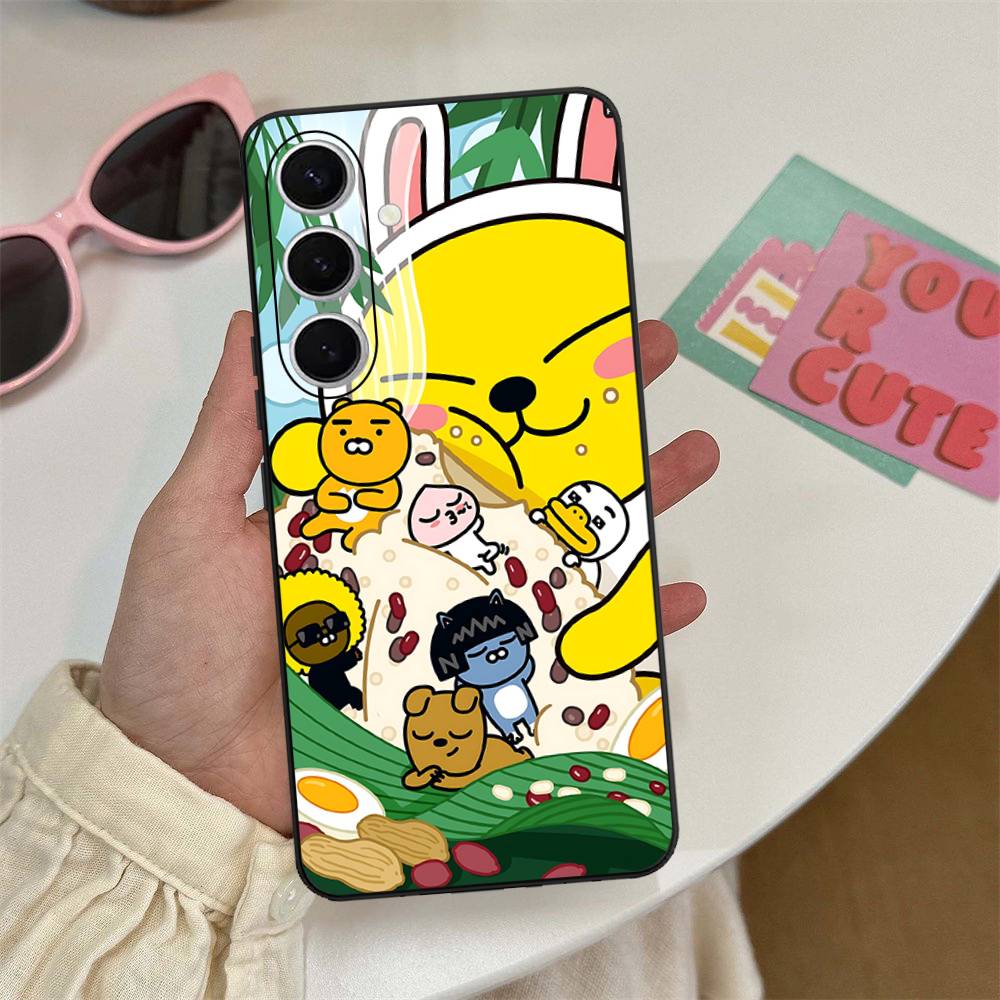 Cartoon K-KAKAO CUTE F-FRIENDS Phone Case For Samsung S 24 Fe 25 Ultra Plus 20 Lite 21 30 22 23 24 22 Ultra 5G Fundas