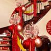 Wedding Stair Decoration Set: Balloons & Flowers for Bridal Chamber