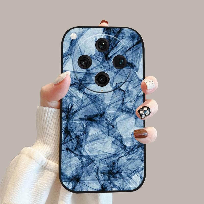 Stylish Phone Case For Oppo Find X8 Pro Coque PKC110 Silicone TPU Soft Cover For Oppo FindX8 5G Phone Shockproof Bumper Fundas