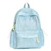 Schoolbag Fresh Embroidery Alphabet Backpack College Student Large Capacity Load Reduction Ridge Protection School Bag Middle School Mori Versatile